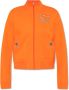 Love Moschino Sweatshirt met hoge kraag en ritssluiting Oranje Dames - Thumbnail 1
