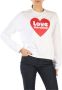 Love Moschino Katoenen Gebreide Trui White Dames - Thumbnail 1