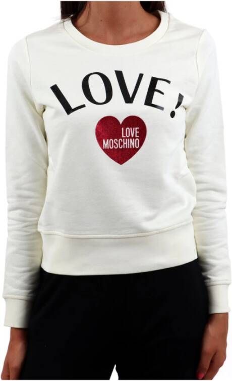 Love Moschino Sweatshirt Wit Dames