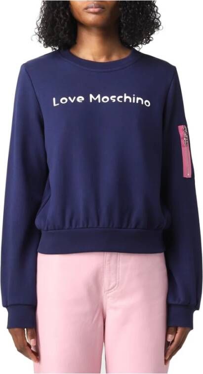 Love Moschino Sweatshirts Blauw Dames