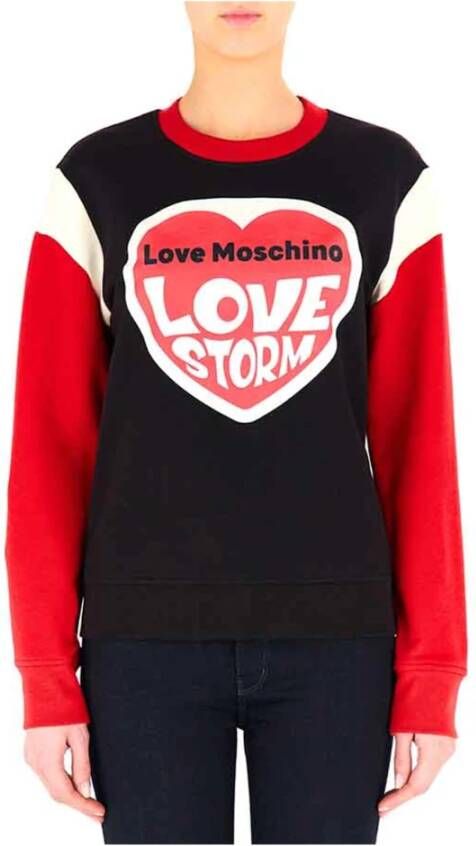 Love Moschino Multicolor Katoenen Sweatshirt Multicolor Dames