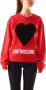 Love Moschino Crewneck Sweatshirt Red Dames - Thumbnail 1