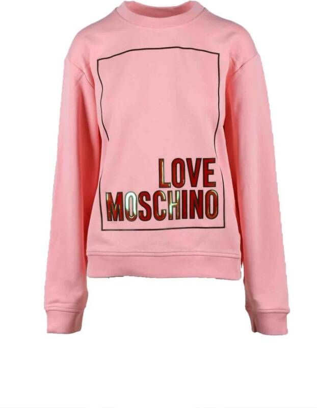 Love Moschino Sweatshirts Roze Dames