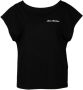 Love Moschino T-Shirt met Geborduurd Logo Zwart Dames - Thumbnail 1