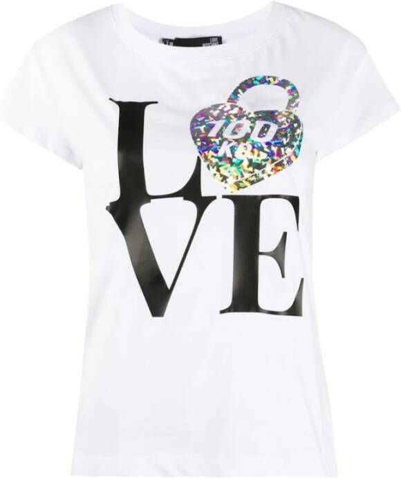 Love Moschino t-shirt Wit Dames