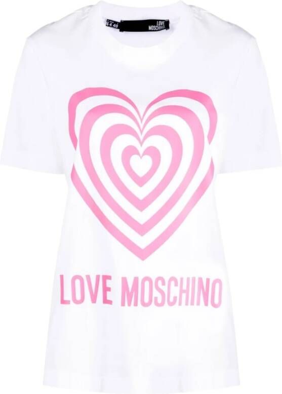 Love Moschino T-shirts Wit Dames