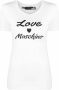 Love Moschino Wit Katoenen Spandex T-Shirt White Dames - Thumbnail 1