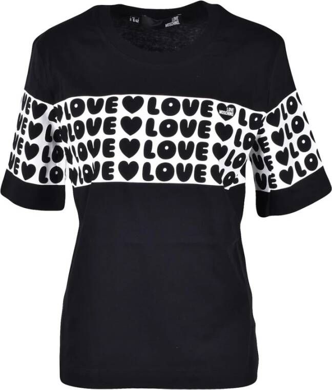Love Moschino T-Shirts Zwart Dames