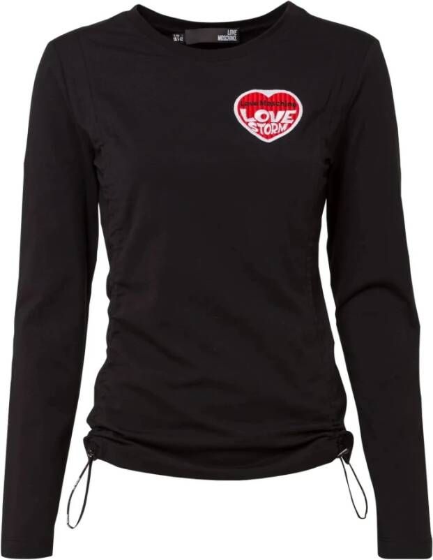 Love Moschino T-Shirts Zwart Dames