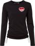 Love Moschino Lange Mouw T-shirt Black Dames - Thumbnail 1