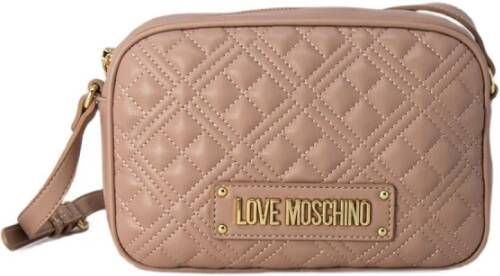 Love Moschino Satchels Borsa Quilted Pu in fawn