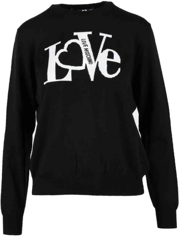 Love Moschino Trainingshirt Amor Moschino Collection Zwart Dames