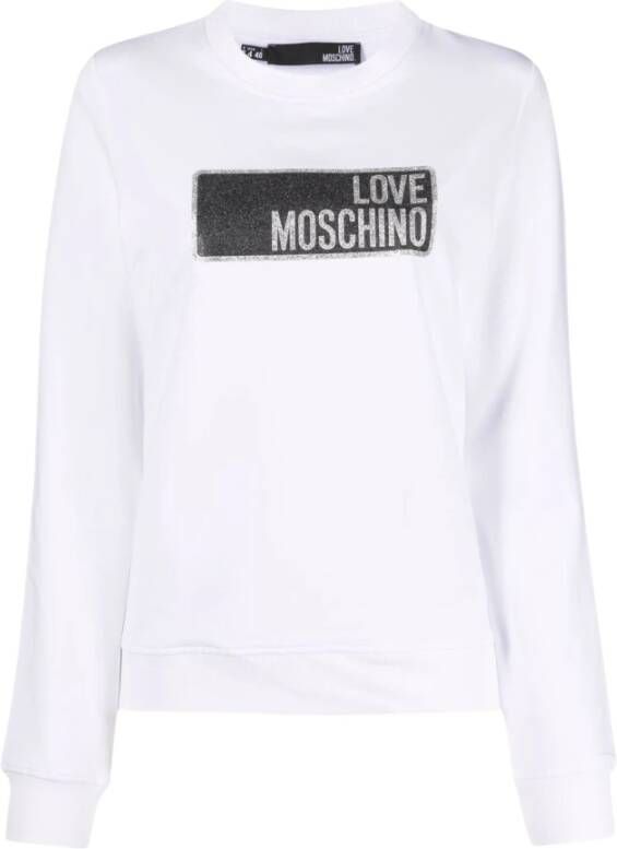 Love Moschino Trainingsshirt White Dames