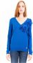 Love Moschino Trui Geborduurde trui met V-hals en lange mouwen - Thumbnail 1