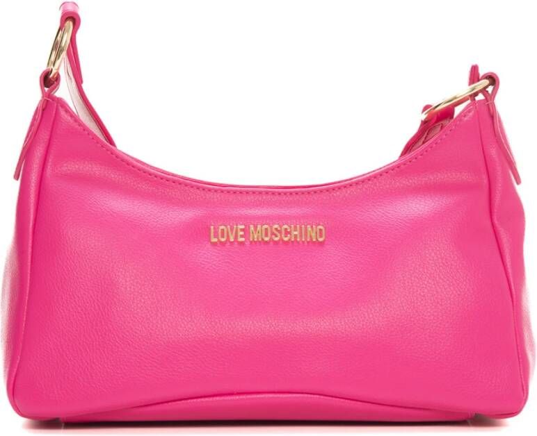 Love Moschino Verstelbare schoudertas met ritssluiting Roze Dames