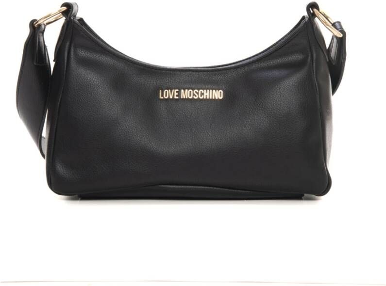 Love Moschino Verstelbare schoudertas met ritssluiting Zwart Dames