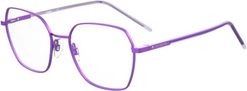 Love Moschino Violet Bril Stijlvol Model Purple Dames