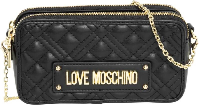 Love Moschino vrouwen cross-body messenger schoudertas Zwart Dames