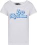 Love Moschino Witte T-Shirt Natuurlijk en Licht White Dames - Thumbnail 3