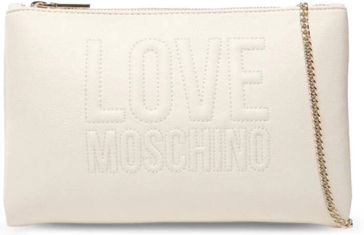 Love Moschino Women's Clutch Bag Wit Dames