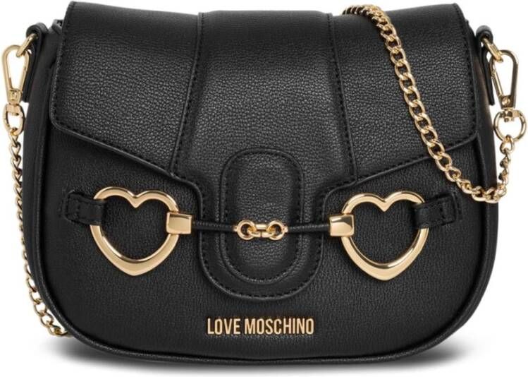Love Moschino Women's Clutch Bag Zwart Dames