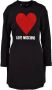 Love Moschino Zwarte jurk uit de Collection Zwart Dames - Thumbnail 1