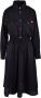 Love Moschino Damesjurk in Katoen Lycra Mix Black Dames - Thumbnail 1