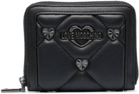 Love Moschino Zwarte Portemonnees van Zwart Dames