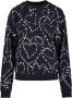 Love Moschino Zwarte Sweatshirt voor Vrouwen Zwart Dames - Thumbnail 1