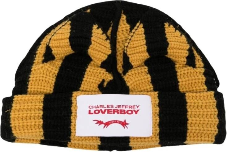 Loverboy by Charles Jeffrey Beanie Yellow Dames