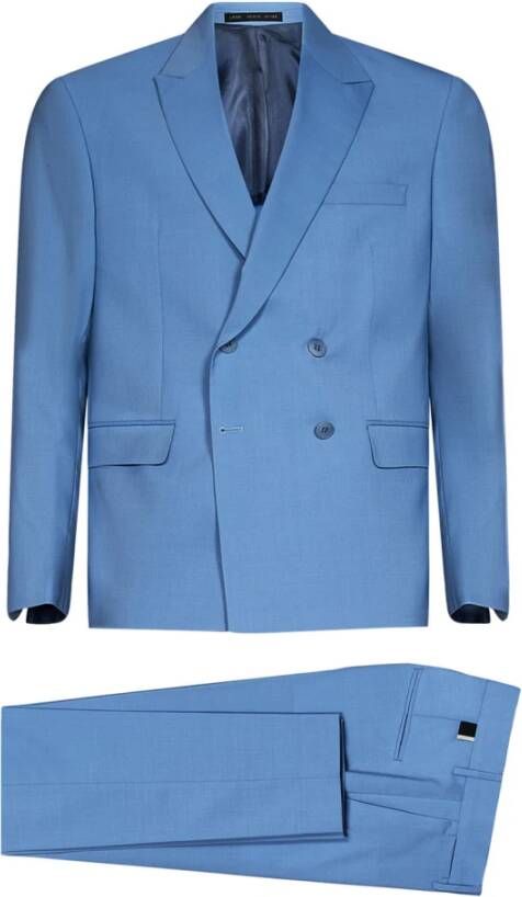 Low Brand Suit Sets Blauw Heren