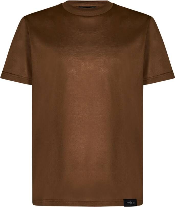 Low Brand T-Shirts Bruin Heren