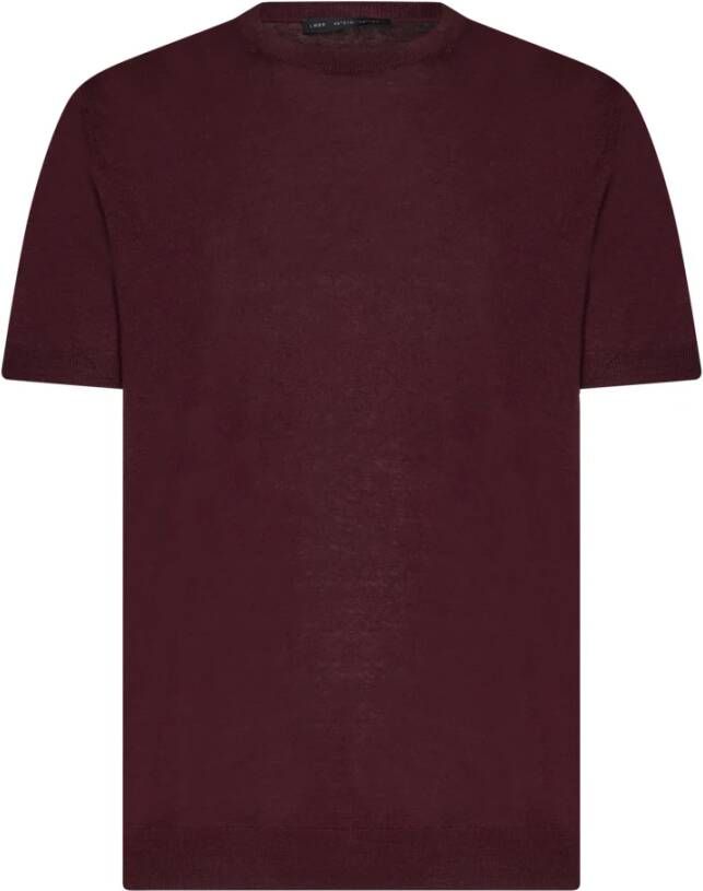 Low Brand T-Shirts Rood Heren
