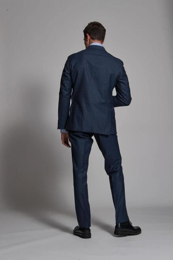 Luigi Bianchi Mantova Elegante Jurk Blue Heren - Foto 4