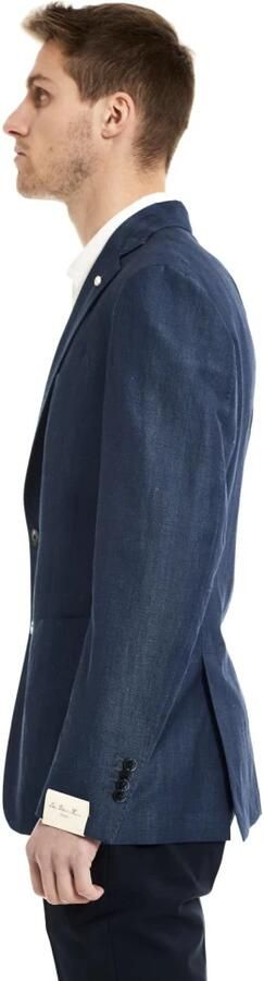 Luigi Bianchi Mantova Stijlvolle Jas Blue Heren - Foto 4