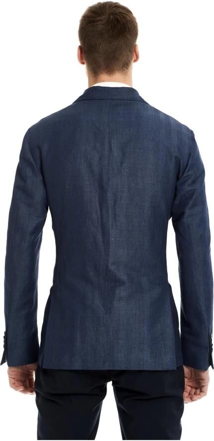 Luigi Bianchi Mantova Stijlvolle Jas Blue Heren - Foto 2