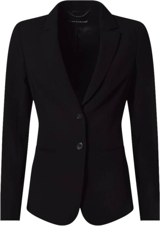 LUISA CERANO 408201 1694 Blazer Hoge kwaliteit en veelzijdig Zwart Dames