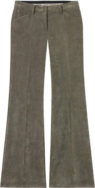 LUISA CERANO bootcut broek Groen Dames