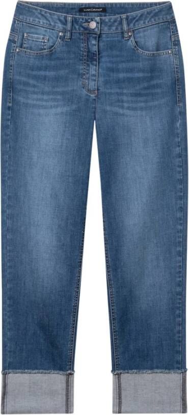 LUISA CERANO Comfortabele Straight Jeans Blauw Dames