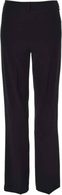 LUISA CERANO Hoge kwaliteit wijde broek 608502 1694 Zwart Dames