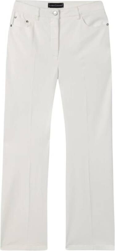 LUISA CERANO Lichtgewicht Straightleg Denim off-white Beige Dames