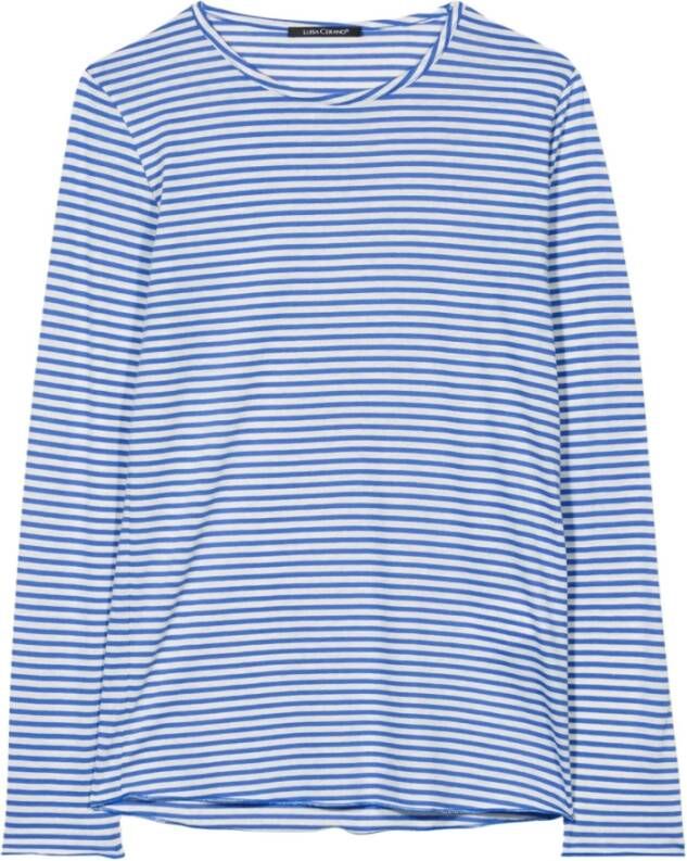LUISA CERANO Long Sleeve Tops Blauw Dames