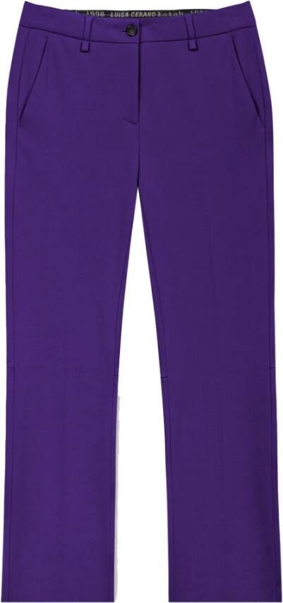 LUISA CERANO Paarse Broek 688569 3289 Stijlvol en Comfortabel Purple Dames