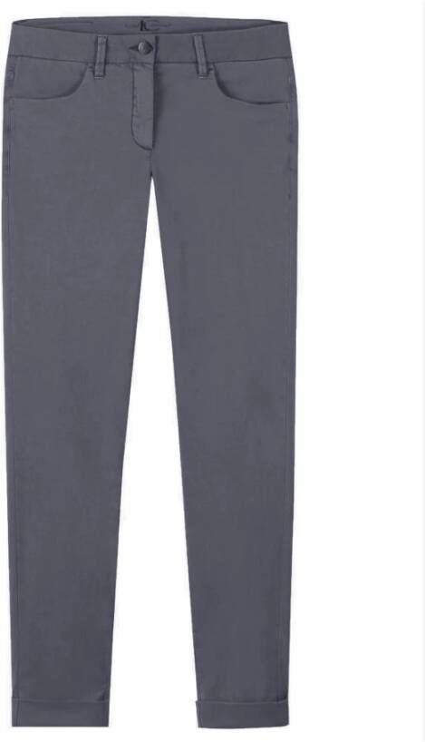 LUISA CERANO Skinny Fit Denim Broek Grijs Dames