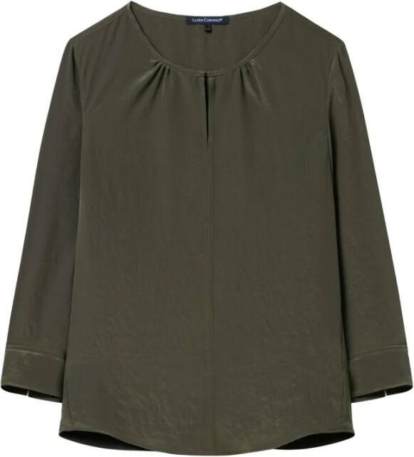 LUISA CERANO Stromend Blouse Shirt Groen Dames