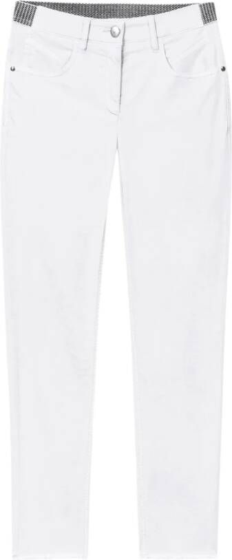 LUISA CERANO Straight Trousers Wit Dames