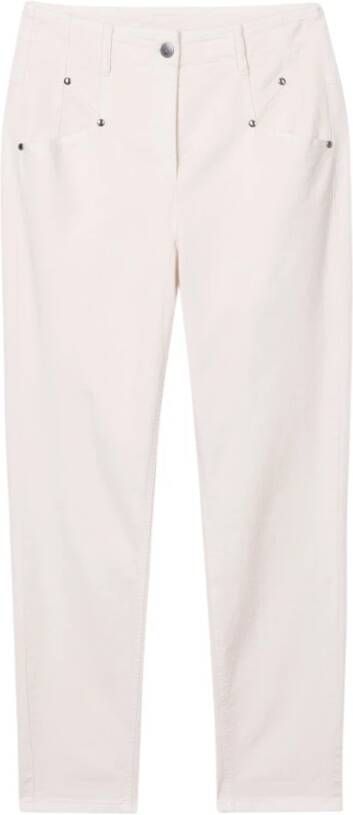 LUISA CERANO Cropped Trousers Beige Dames