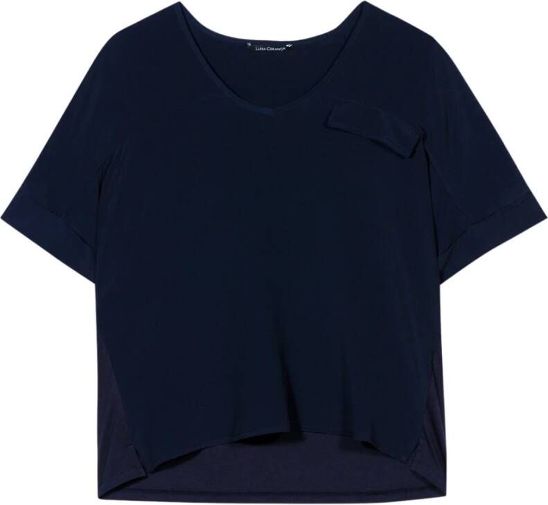 LUISA CERANO T-Shirts Blauw Dames