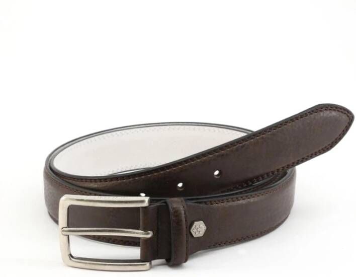 Lumberjack Heren leren riem Bruin Heren