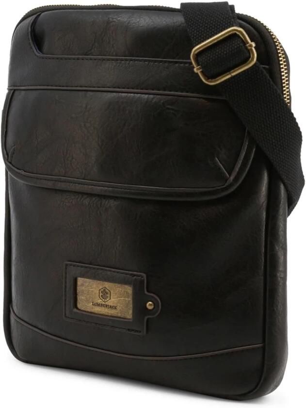Lumberjack Verstelbare Crossbody Tas voor Mannen Black Heren - Foto 2